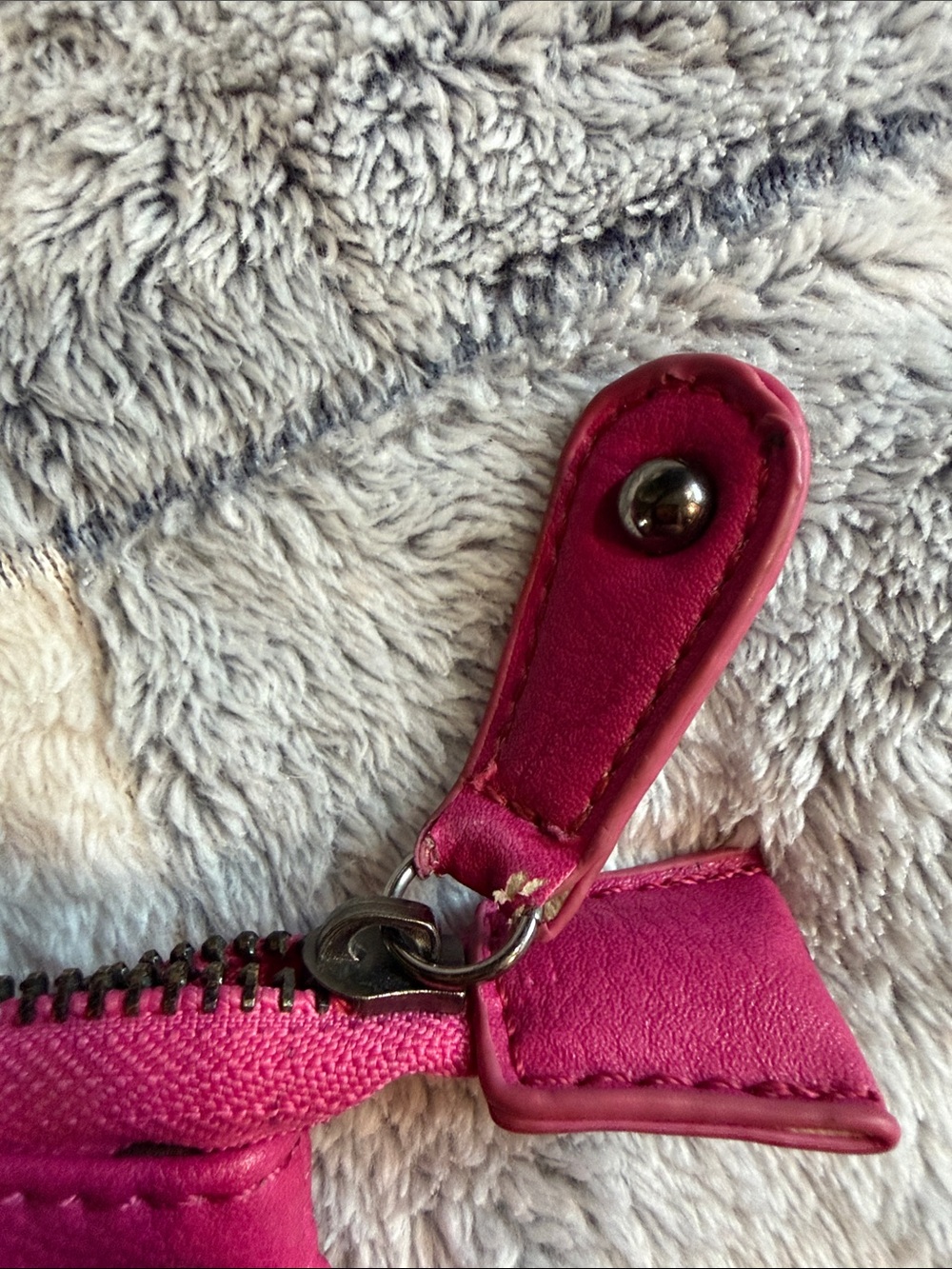 Women’s Hot Pink Studded Crossbody Bag by - Picture 5 of 5